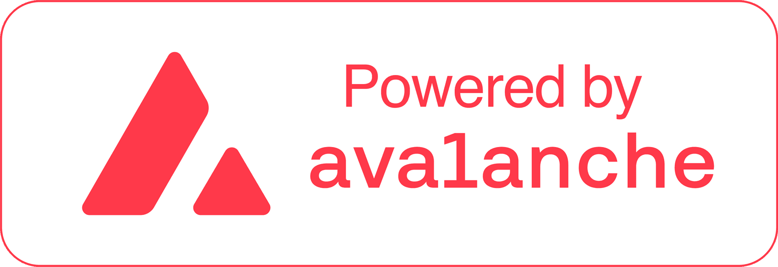 Powered by Avalanche